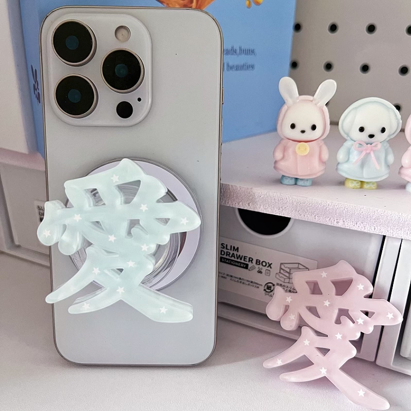 Purely Handmade Glue-On Phone Holder, Magnetic Holder, Phone Case, Phone Stand