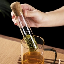 Glass Test Tube Tea Leak Filter Tea Tea Maker Creativity Tea Filter Tea Water Separation With Lid Sloth Office Tea Set