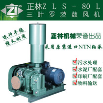 Zhenglin ZLS-80L type three-leaf roots blower sewage treatment aerator Cement plant supporting equipment