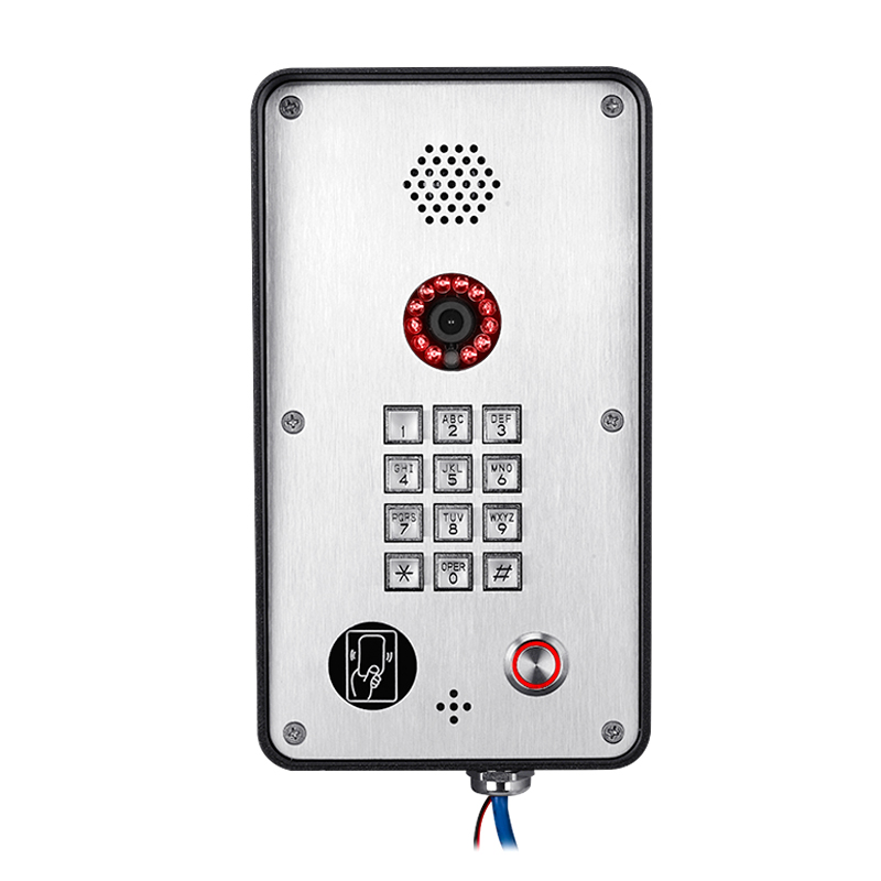 Access Control Telephone Community IP Videophone Machine Free Dial Access Control Visual Wired Telephone Building Intercom Telephone
