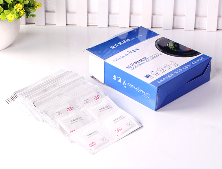 ống kính SLR ống kính làm sạch giấy vệ sinh khăn giấy ướt dùng một lần kính ống kính giấy vệ sinh điện thoại màn hình phẳng - Phụ kiện máy ảnh DSLR / đơn nắp máy ảnh