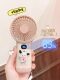 Cute handheld small fan, portable, small, mini student dormitory, desktop, USB charging, long battery life