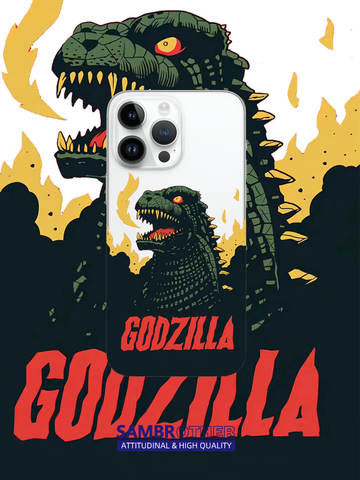 Godzilla Roaring Fire Smoke iPhone Case