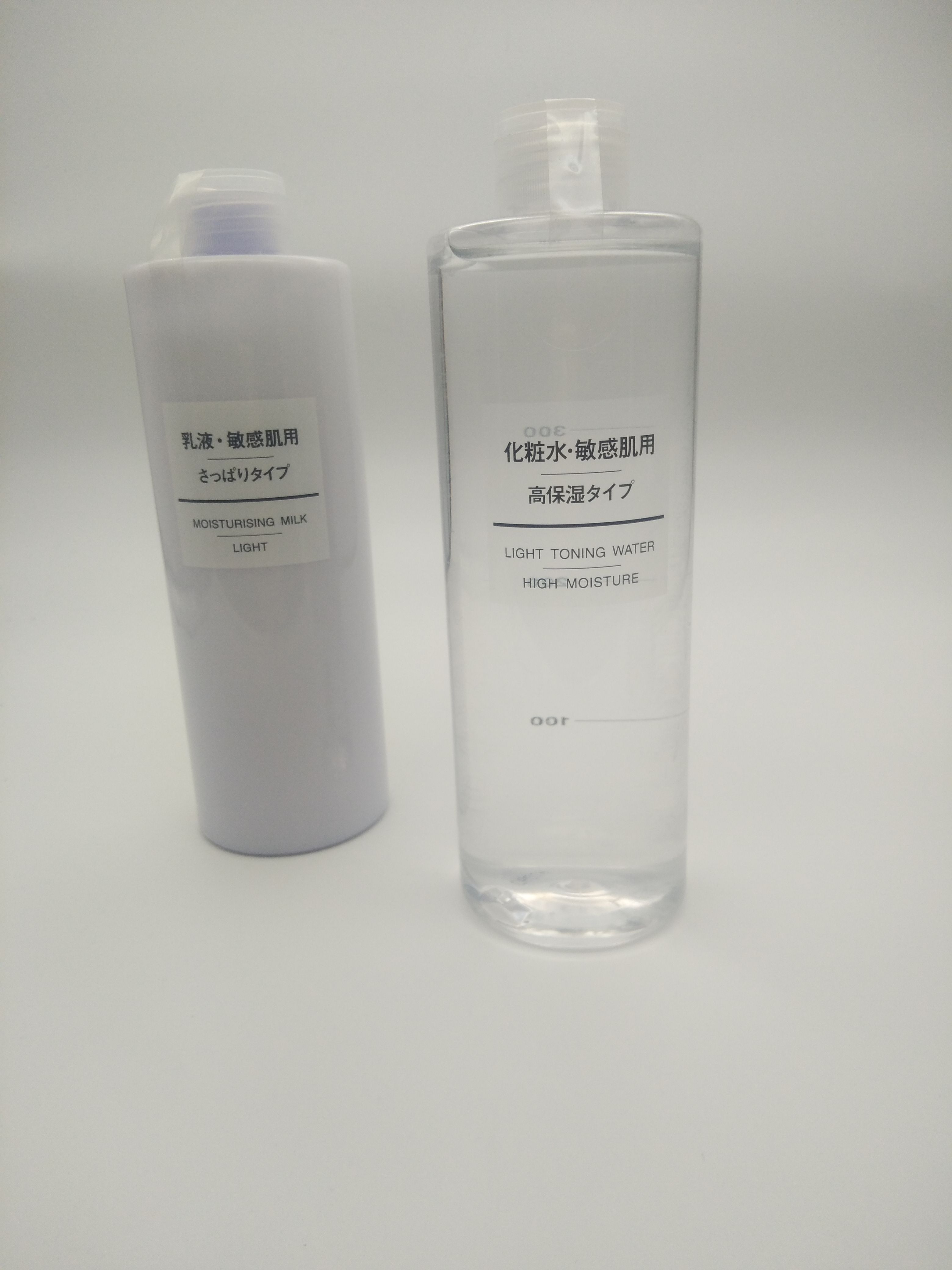 日本无印良品 清爽型高保湿滋润化妆水水乳爽肤水乳液400ml敏感肌