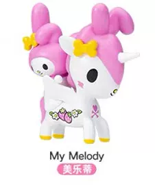 Коллекционная фигурка в слепой коробке (Tokidoki & Hello Kitty) — единороги и друзья, мини 9×8×7,5 см