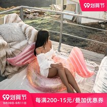 Mystery Ocean Swimming Circle Childrens Swimming Lifebuoy Adult Wings Water Toy Cute Inflatable Swimming Ring