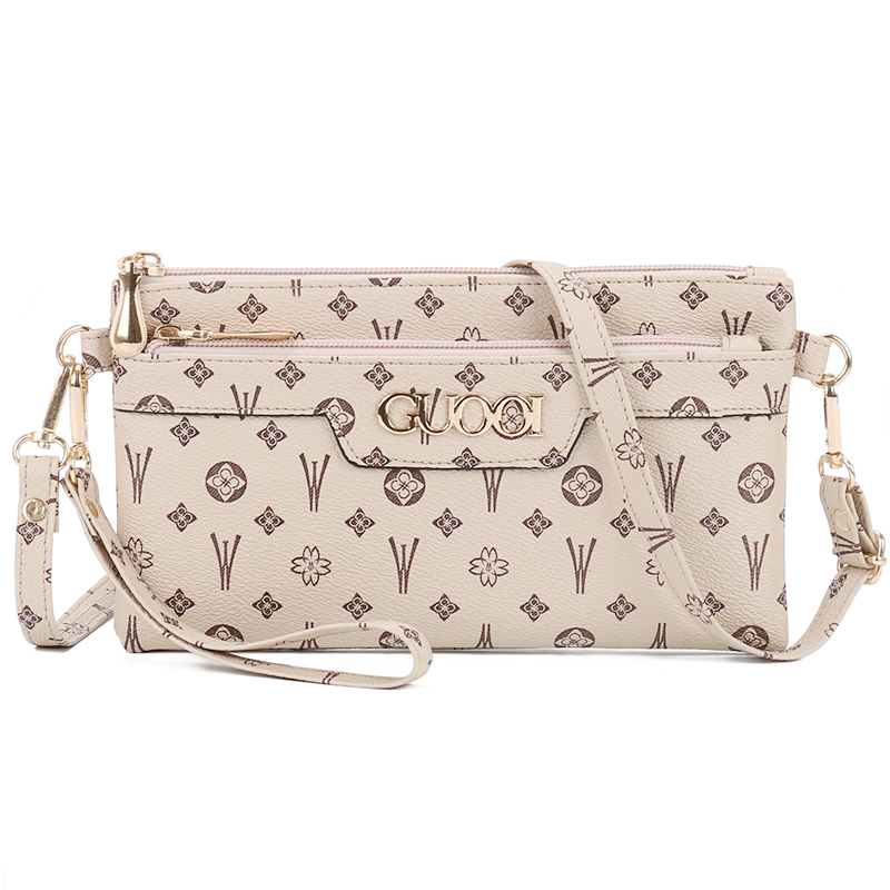 Y Flower Off WhiteBag female Inclined shoulder bag Versatile 2021 new pattern ma'am Korean version One shoulder Female bag Leisure fashion Mobile phone bag The single shoulder bag
