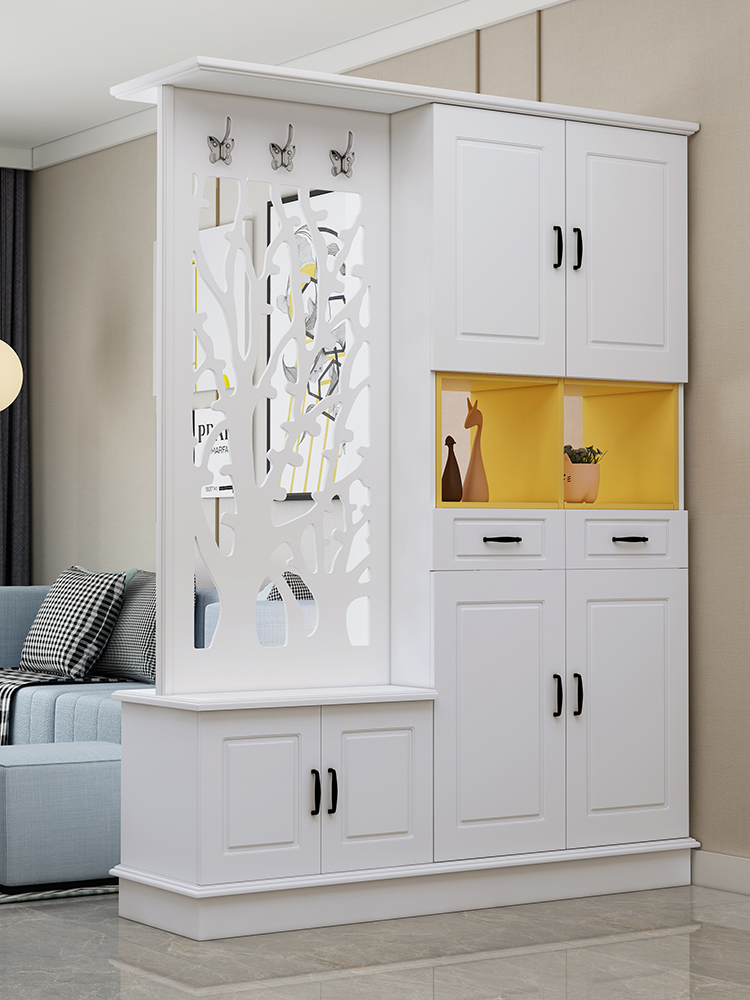 Entrance porch cabinet foyer cabinet modern minimalist wine cabinet double-sided entry living room screen partition cabinet shoe cabinet decorative cabinet