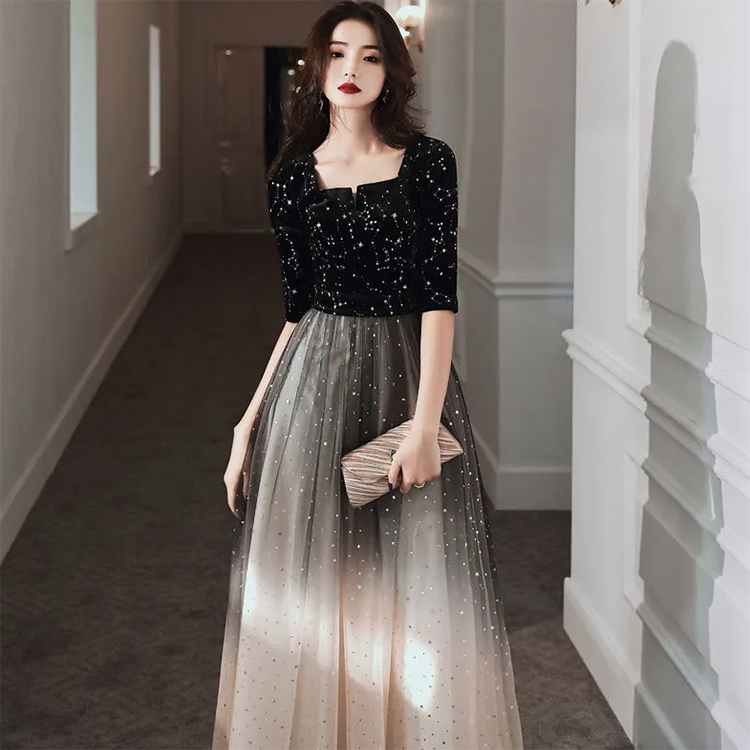 Recitation Conductor Dress, Women's Classy Banquet Evening Dress, Long Dress, Classy Feel, Annual Meeting Host, Chorus Performance Dress
