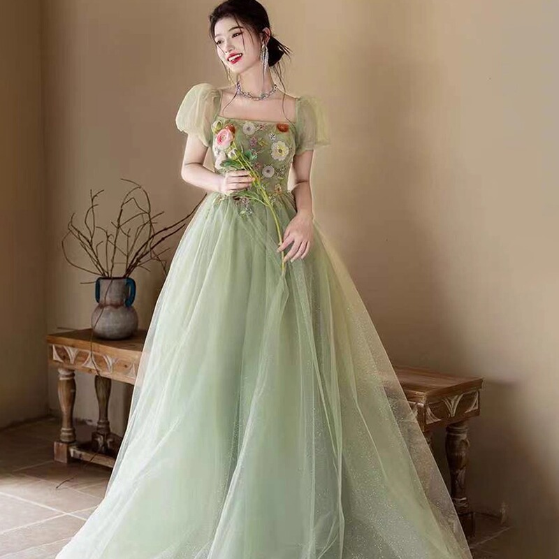 High-End Hostess-Style Coming-Of-Age Ceremony Dress, Fairy-Like Dress, Birthday Party Dress, Can Be Worn Casually, Forest-Style Dress
