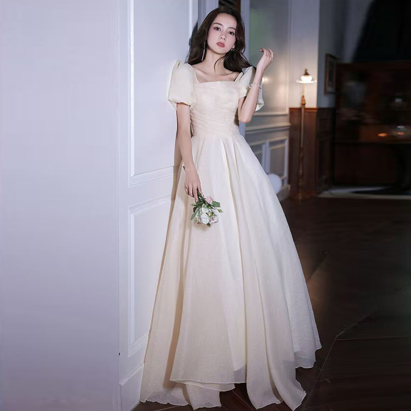 High-End Student Art Exam Dress, 18Th Birthday Coming-Of-Age Ceremony Long Dress, Birthday Party Dress, Host Dress