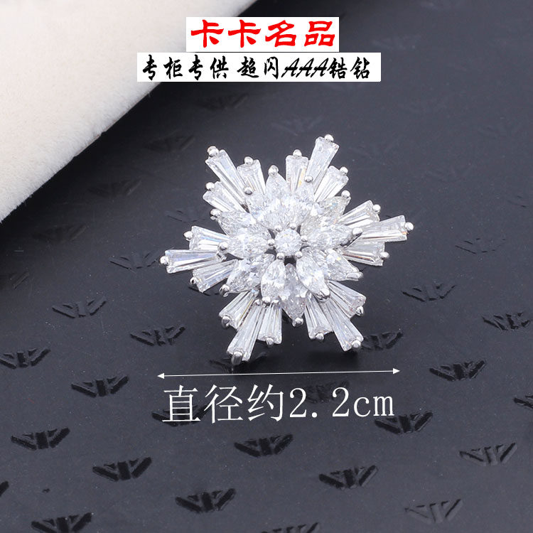 Broche femme en Zircon diamant - Ref 1172794 Image 13