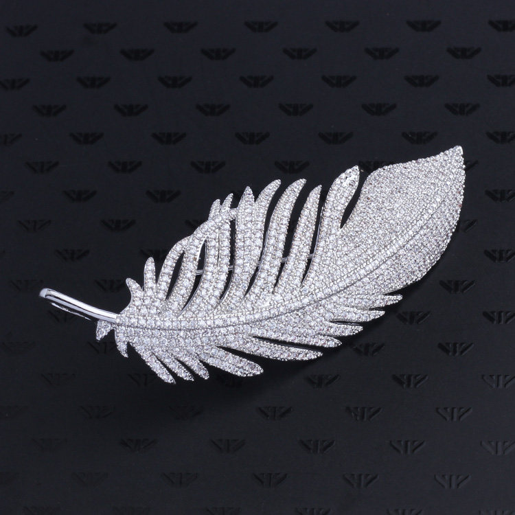 Broche femme en Zircon diamant - Ref 1171366 Image 9