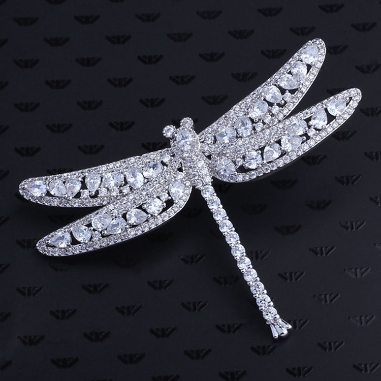 Broche homme en Zircon diamant - Ref 1174250 Image 17