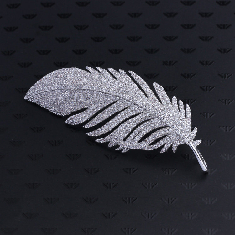 Broche femme en Zircon diamant - Ref 1171366 Image 5