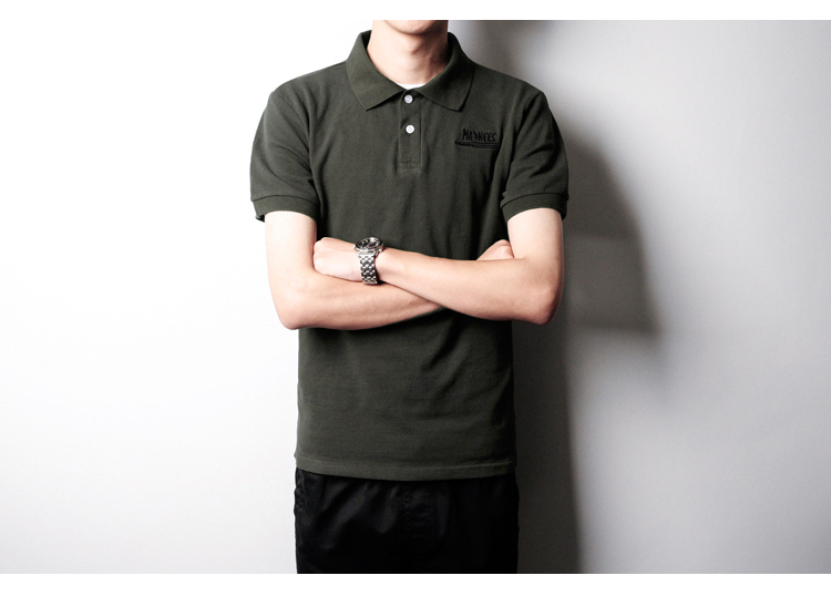 Mùa hè Yu Wenle áo polo mới in ve áo retro Nhật Bản Slim chữ Paul áo thun ngắn tay nam đường phố áo polo đẹp