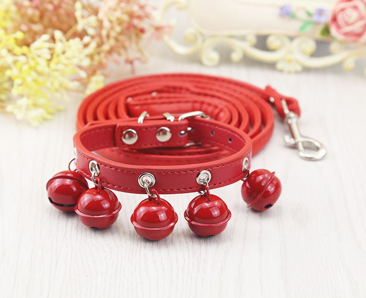 Dog chuông cổ áo dây xích mèo phim hoạt hình chuông cổ vật nuôi chó chuỗi chó nhỏ chó Teddy dây - Cat / Dog hàng ngày Neccessities Máng thức ăn cho chó