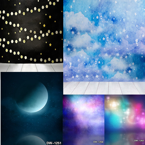 ob11 Photo Photography Background Cloth Bjd Dolls Photo Cake Shooting Background Dream Starry Sky Stars Night Sky