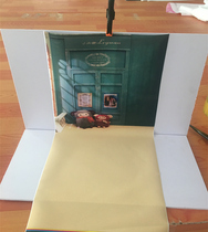 ob11 hand-held clay person photo photography background Board simple background cloth support frame mini detachable storage