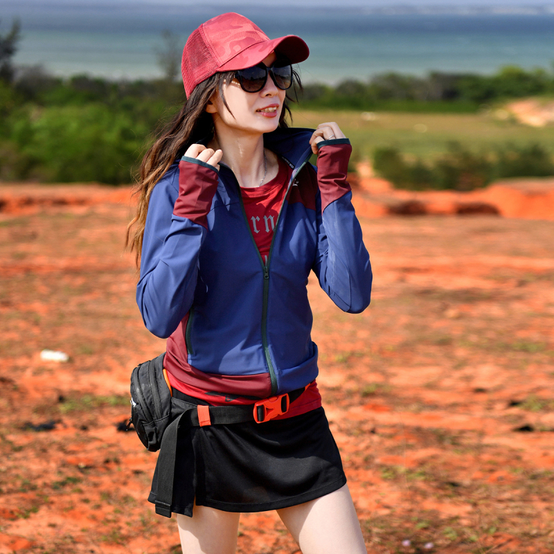 Beijing Forest Outdoor 2026 New Product Casual Travel Running Stand Collar Quick-Drying Breathable Skin Windbreaker Jacket for Women
