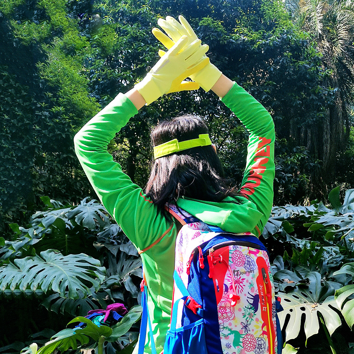 Beijing Forest Outdoor touch screen speed dry and breathable all-finger parquet sports fitness riding anti-slip gloves male and female