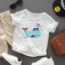 [Giảm giá 30%-130 thước ngay] Bé trai áo phông ngắn tay cotton quần áo trẻ em mùa hè trẻ em trẻ em - Áo thun Áo thun
