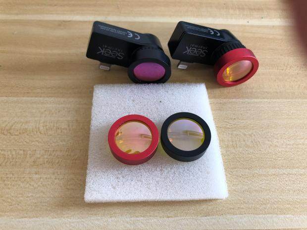 seek thermal imaging macro lens near focus lens mobile phone electronic repair motherboard infrared focus magnification HD