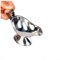 Restaurant Western food cutlery steak sauce boat stainless steel juice boat lamp juice cup sauce bowl sauce sauce dish sauce sauce cup bowl sauce sauce cup juice bucket