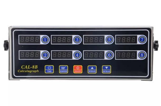 8-segment timer 8-way kitchen timer 8-channel timer Timer Reminder burger Shop Snack Fried Chicken Shop