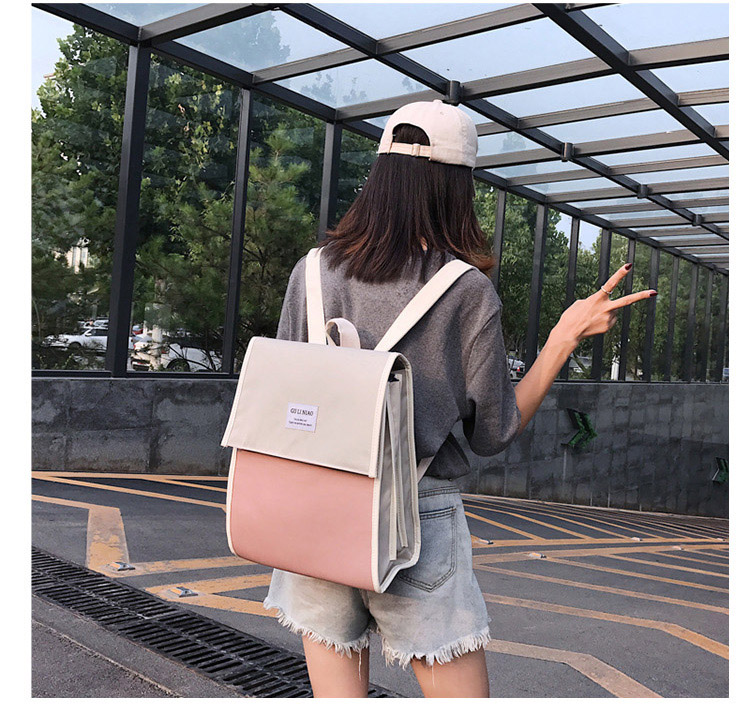 Túi đi học nữ Sen phiên bản Hàn Quốc của trường đại học gió ba lô ba lô nylon nữ 2019 mới thời trang hoang dã - Ba lô balo nhỏ gọn cho nữ