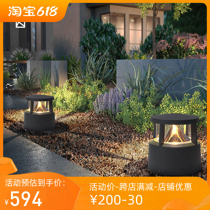 Outdoor Waterproof Column Head Light Wall Light Lawn Light Garden Light Garden Landscape Light Park Light Villa Outdoor Lighting
