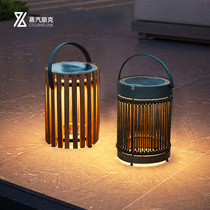 Solar outdoor light waterproof garden light villa landscape light outdoor garden light camping portable light atmosphere table lamp