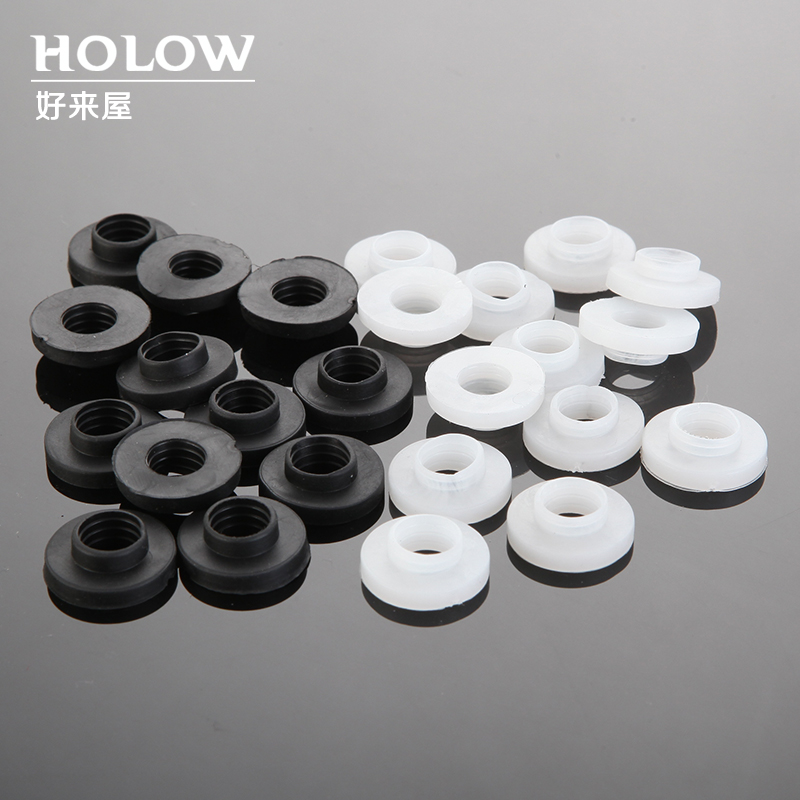 4 points water heater flat gasket bellows shower hose 6 points 1 inch water inlet pipe silicone rubber sealing leather washer