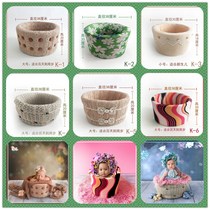 2021 new childrens photography basket newborn 100 days baby photo props shape photo small basket props