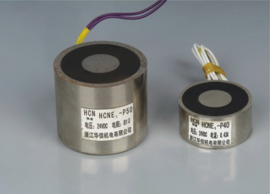 P59 34 DC suction disc electromagnet 700N suction small miniature Huaxin HCNE1-P circle