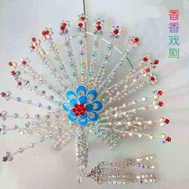 Drama rhinestone plum blossom Phoenix Opera big Phoenix plum school Zhengfeng double-color Tsing Huadan headdress Beijing Opera head