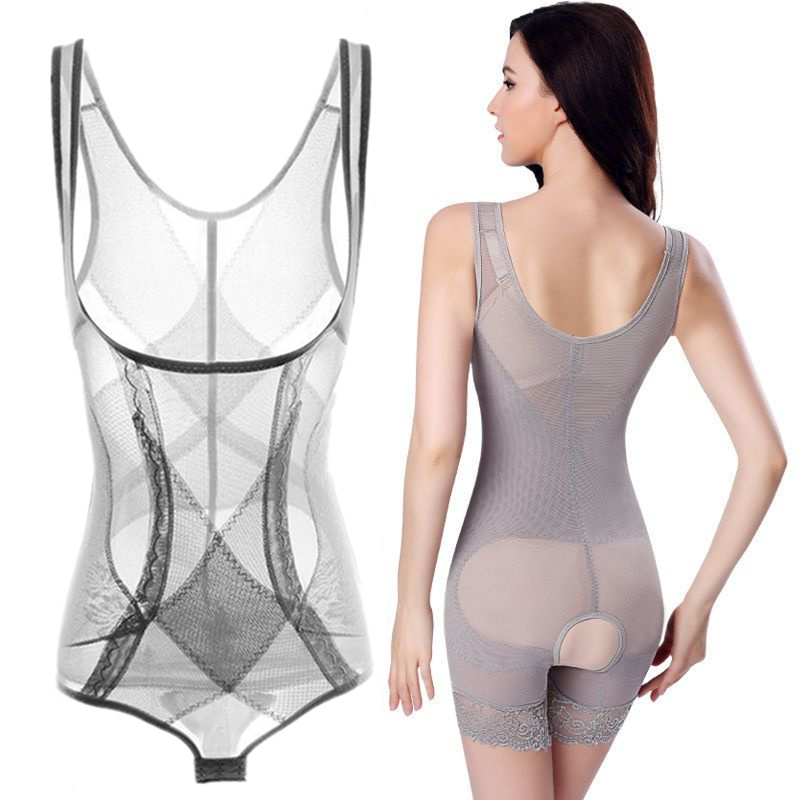 Tingmei Elegant Summer Thin style Lieven body shapen clothes postpartum closets waist lifting hip bunches body shaping beauty body slimming clothes