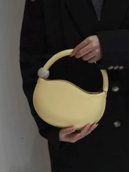 Li Cha Pea Bag Women's Handbag 2025 New High-Quality Texture Underarm Shoulder Crossbody Bag Handbag
