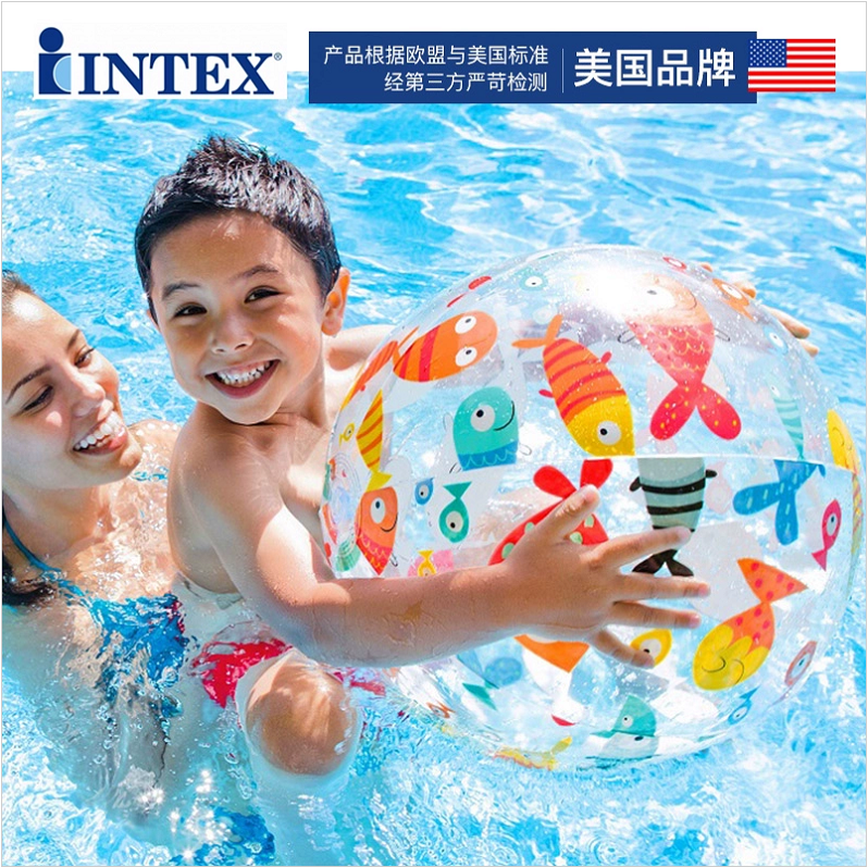 Increase inflatable beach ball children's early education swimming play water ball racket racket water toy cartoon ocean ball volleyball