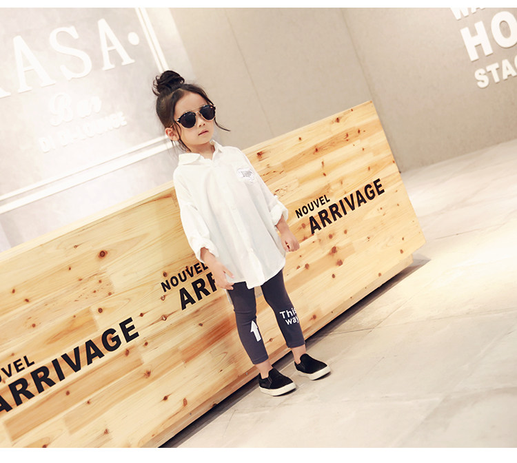 Chemise fille à manche longue - Ref 2086394 Image 3