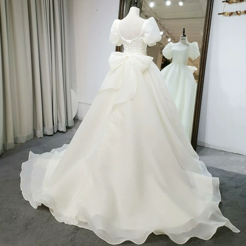 Ретро трехмерное свадебное платье для невесты, подходит для подростков, французский ретро стиль, большой размер, изысканный стиль, в корейском стиле