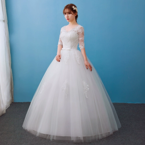 Элитное свадебное платье для невесты, французский стиль, коллекция 2023, большой размер, открытые плечи