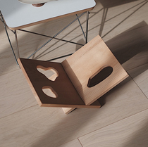 JFdesign SURFACE original sculpture magazine rack ins Nordic design wooden simple home furnishings