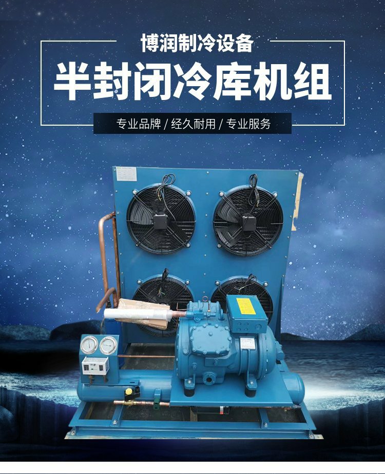 雪人莱富康SP4H3000半封闭活塞制冷压缩机30P中低温冷库配套设备(pic7)