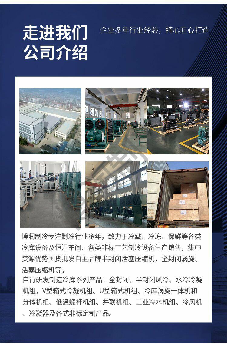3匹5P博润制冷全封闭压缩机冷库全套制冷设备机组组一体机(图10)