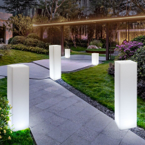 LED Outdoor Hotel Clear Bar Patio Square Column Lamp Waterproof Park District Square Shine Floor square View light