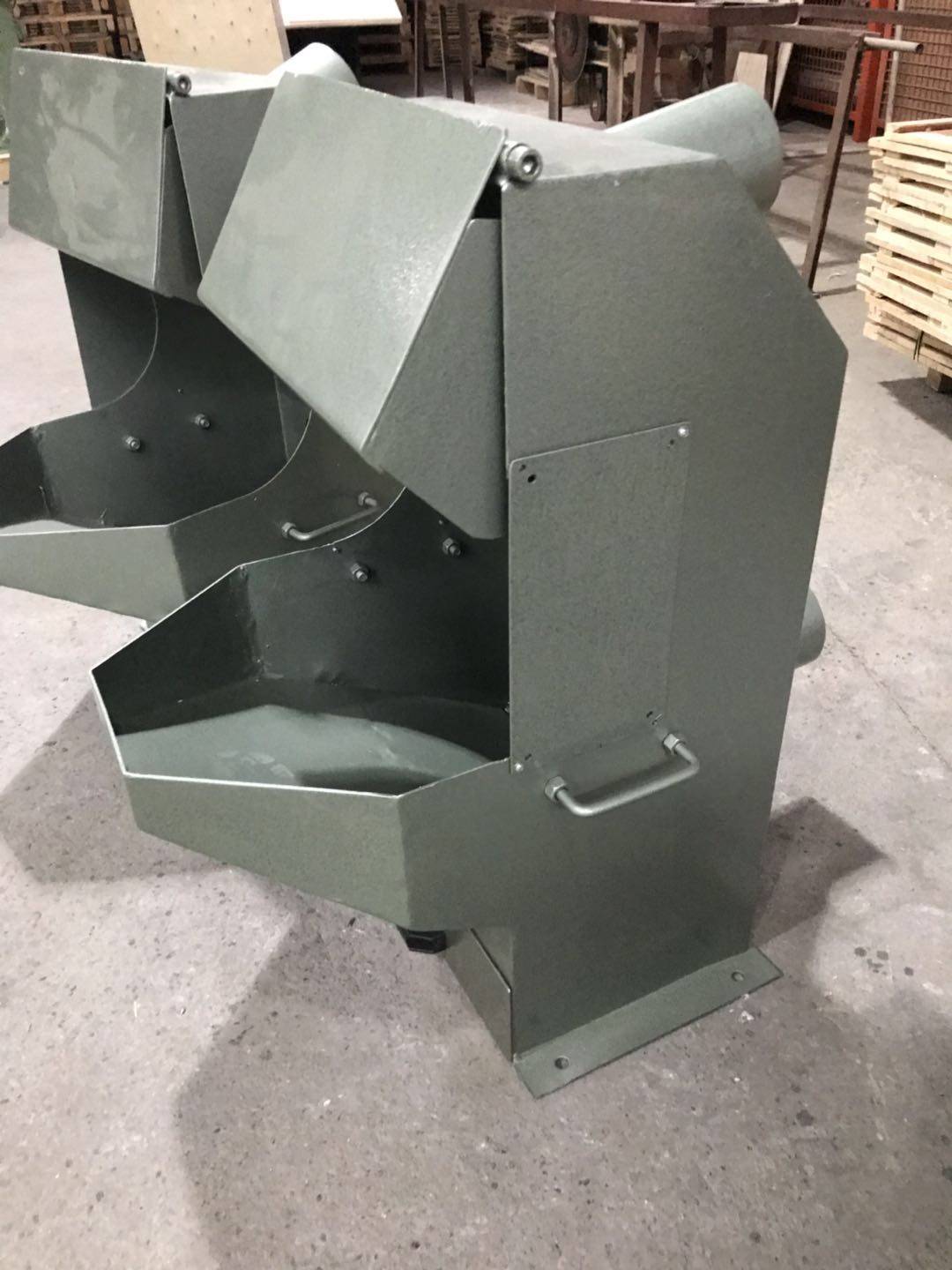 Polishing machine produced in Hangzhou Linansi Lake Sand Turbine Plant Preferred Dust Suction Hood Fireproof Tank Ash Storage Ash Pan Ash Trap