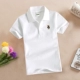 Bé trai 2019 Mới mùa hè Tay áo ngắn cho trẻ em Áo thun cotton Màu sắc rắn bé trai Áo phông bé trai nửa vòng tay shop quần áo trẻ em đẹp