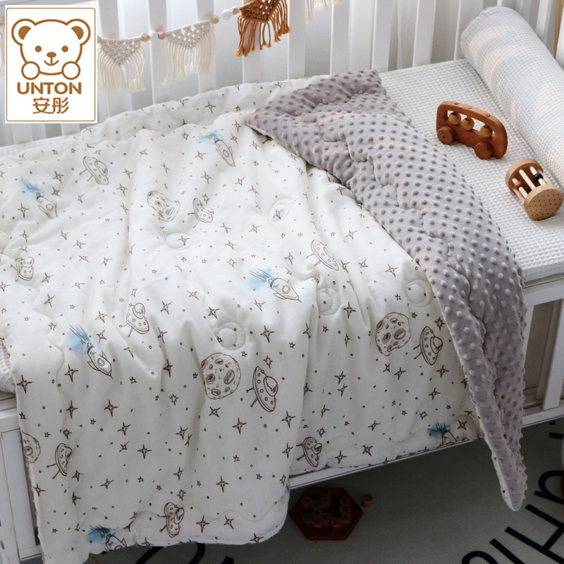 Baby Quilt Spring Autumn Summer Slim pure cotton cloth All season GM Children's kindergarten freshmen baby bean bean quilt
