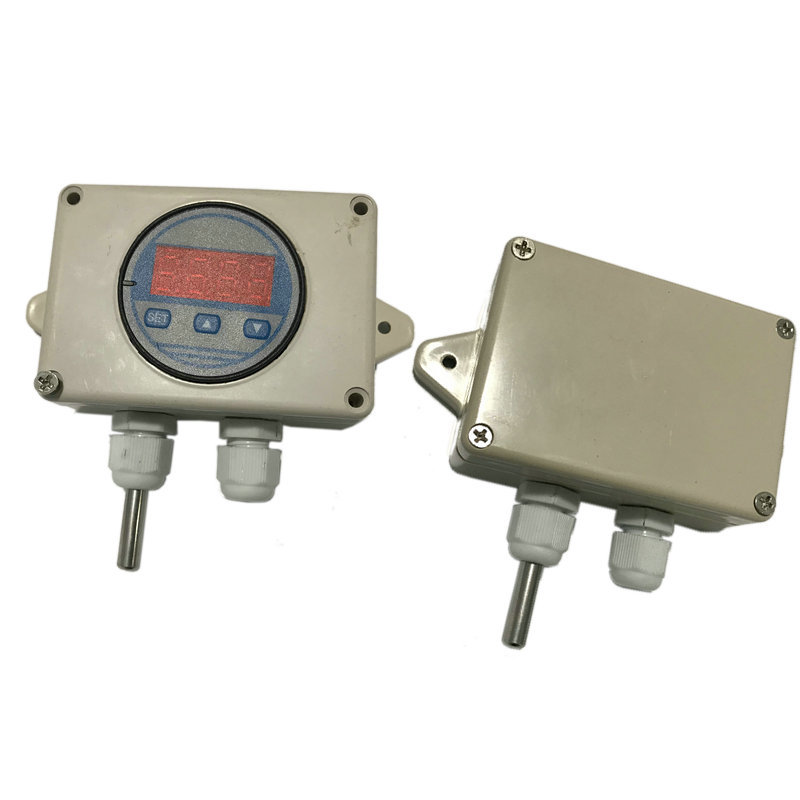 Outdoor and Indoor Wall-Mounted Temperature Transmitter Sensor Pt100 Thermal Resistance 4-20Ma Temperature Probe 0-10V